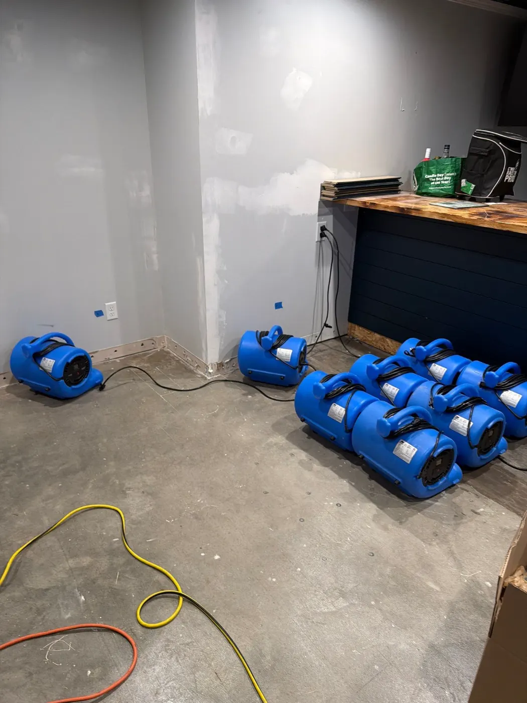 Water damage restoration by Bargersville Water Restoration near Greenwood, IN